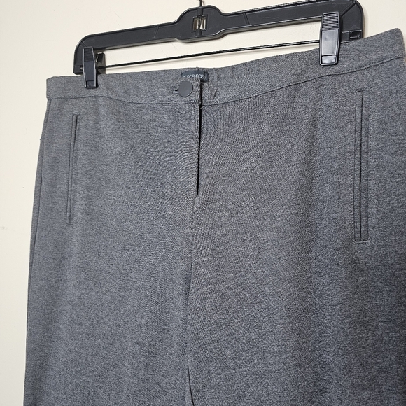 Paraphrase Heavy Work Legging Fake Pockets Zipper Ankles Size 12 - Picture 6 of 6